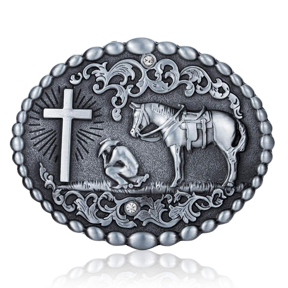 6249 Western Cowboy Belt Buckles Vintage Novelty Large Handmade Belt Buckle